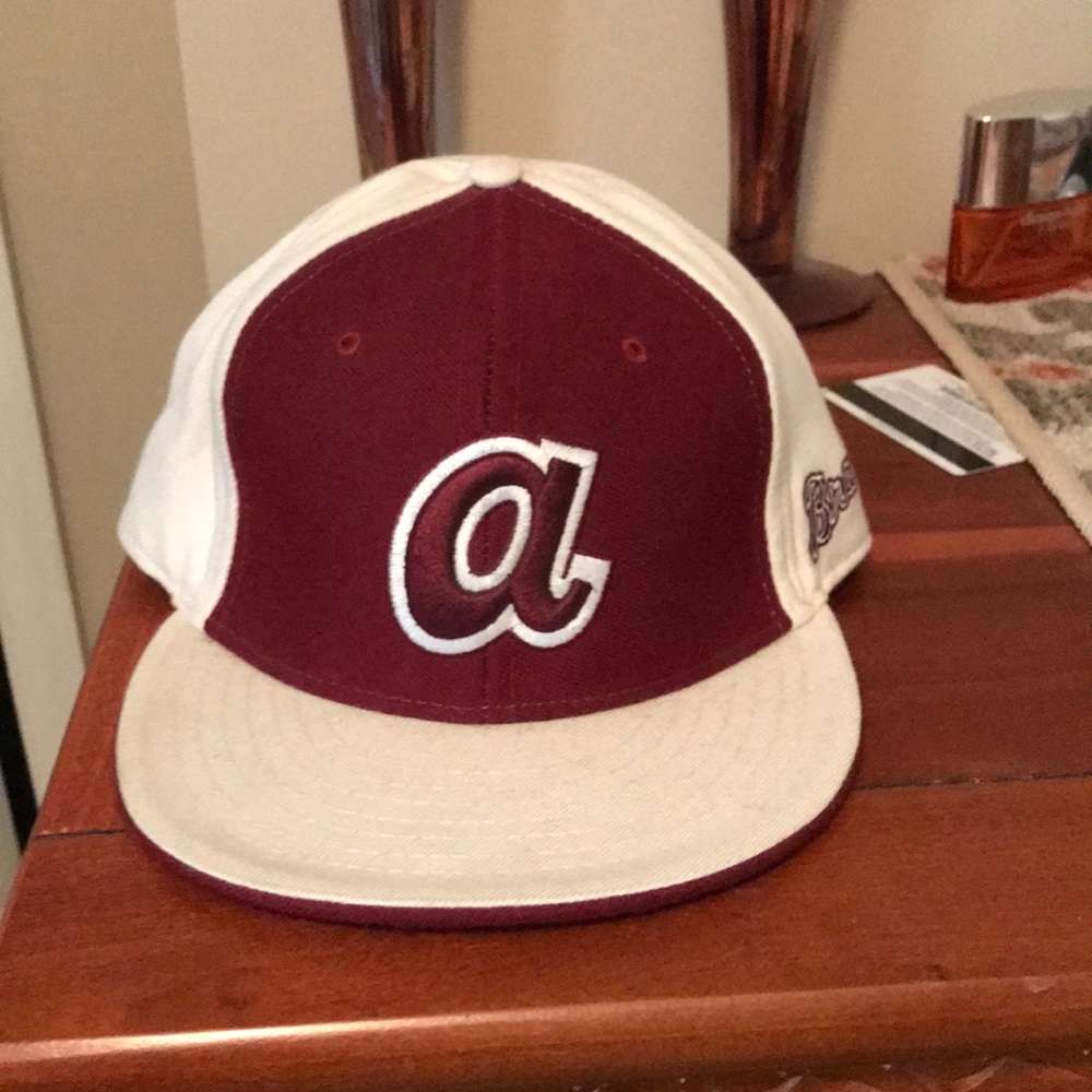 Atlanta Braves Auburn colored fitted